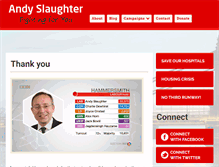 Tablet Screenshot of andyslaughter.co.uk